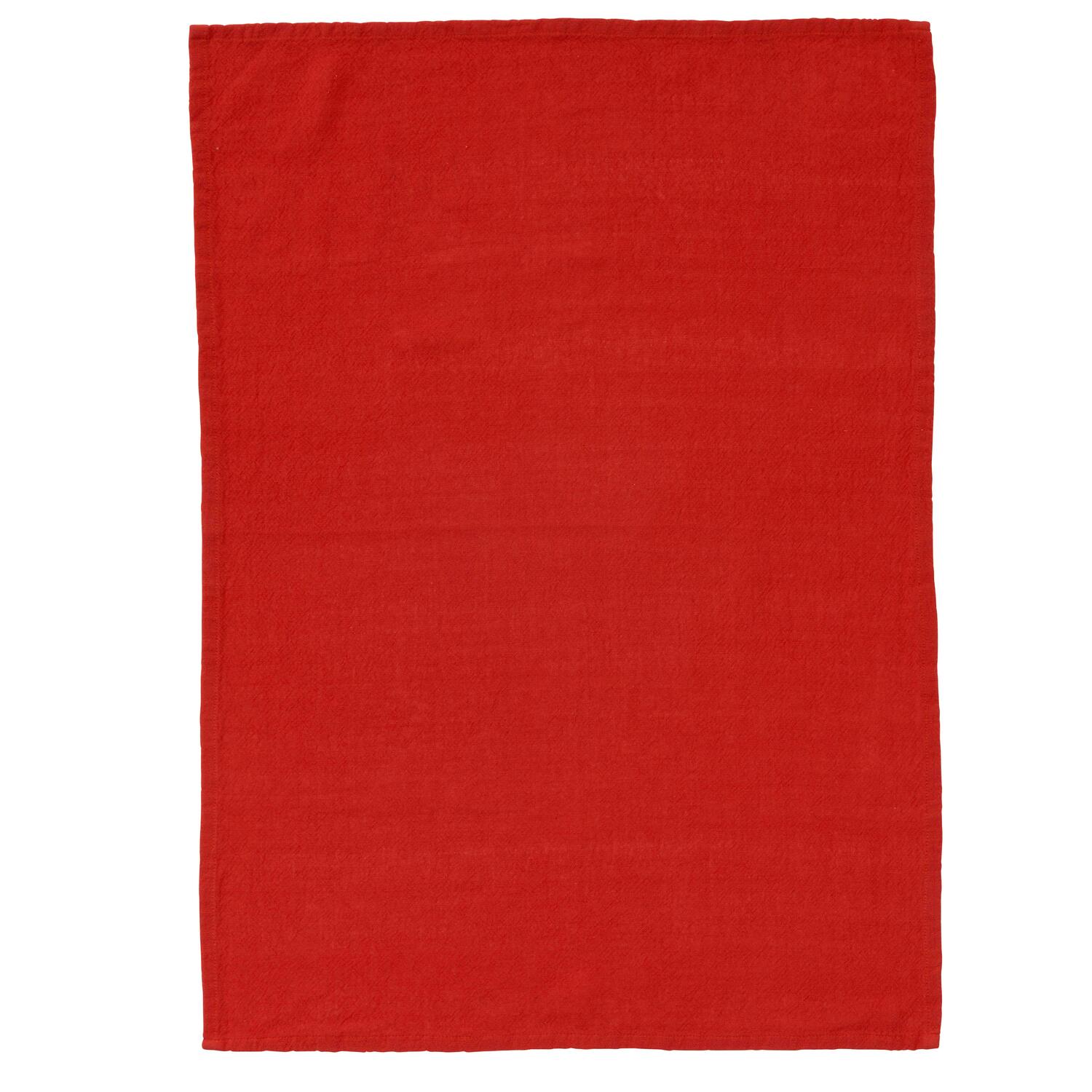 Viskestykke, rød - 50x70 cm.